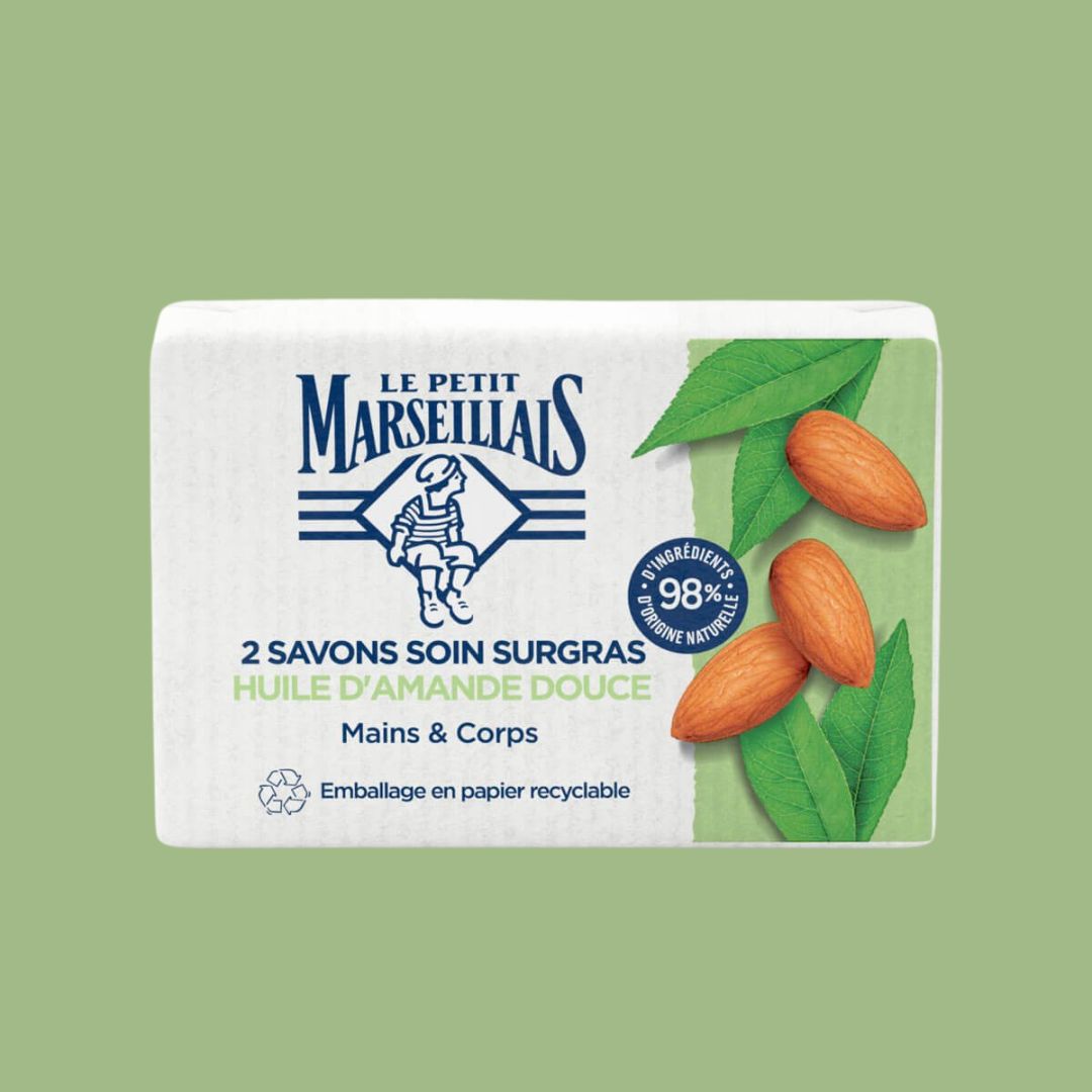 Le Petit Marseillais Sweet Almond Soap: 2 x 100g Bars